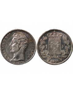 Charles X Franc Argent 1830 W Lille 2