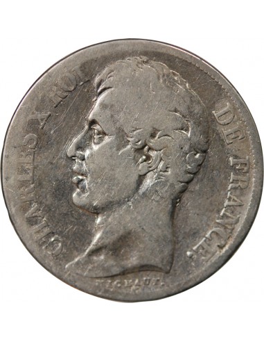 Charles X 2 francs Argent 1827 L Bayonne