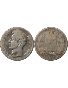 Charles X 2 francs Argent 1827 L Bayonne 2