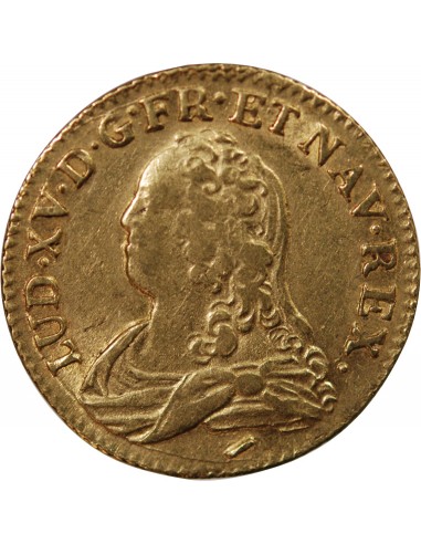Louis XV 1 louis d'or Or 1726 W Lille