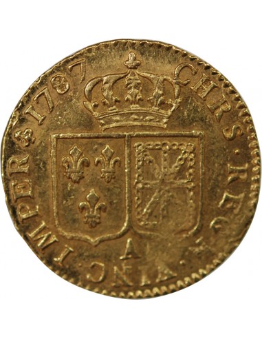 Louis XVI Louis d'or à la tête nue Or 1787 A Paris