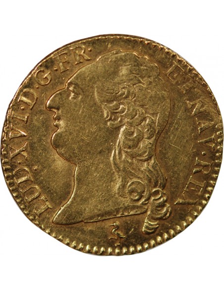 Louis XVI Louis d'or à la tête nue Or 1787 A Paris