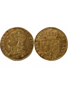 Louis XVI Louis d'or à la tête nue Or 1787 A Paris 2