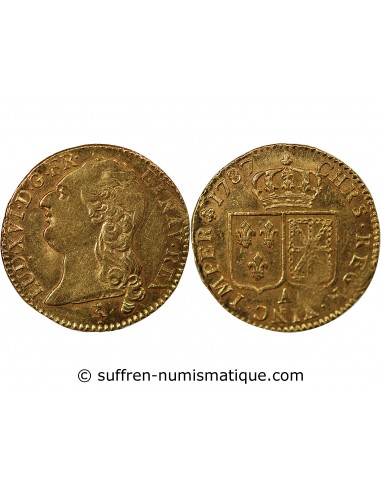 Louis XVI 1 louis d'or Or 1787 A Paris