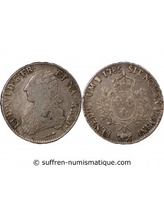 LOUIS XVI - ECU DE BEARN ARGENT AUX RAMEAUX D'OLIVIER 1785 PAU