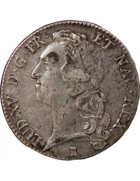 Louis XV 1 ecu Argent 1746 T Nantes