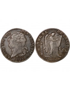 Louis XVI Ecu 6 Livres  Argent 1793 L Bayonne 2