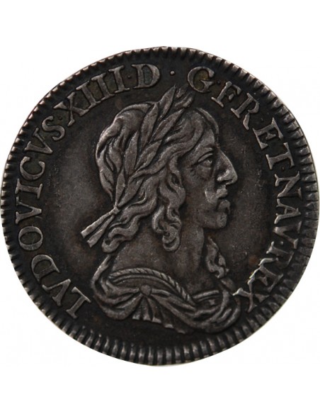 Louis XIV 01-déc ecu Argent 1642 A Paris