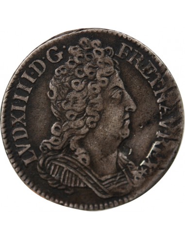 LOUIS XIV﻿ - 1/10 ECU AUX TROIS COURONNES 1710 A PARIS