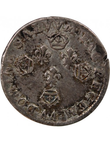 Louis XIV 10 sols aux 4 couronnes Argent 1707 AA Metz