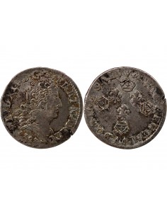 Louis XIV 10 sols Argent 1707 AA Metz 2
