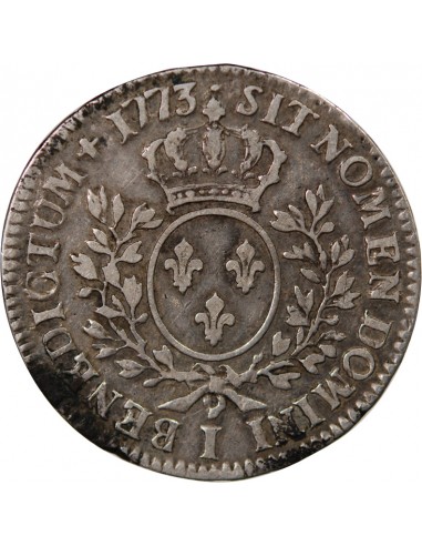 LOUIS XV - 1/2 ECU VIEILLE TETE 1773 I LIMOGES