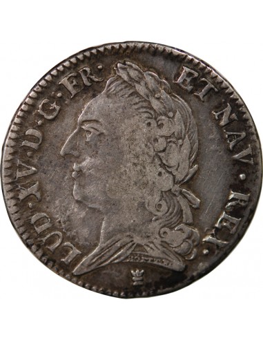 LOUIS XV - 1/2 ECU VIEILLE TETE 1773 I LIMOGES