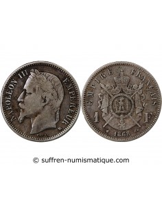 AUTRICHE, FRANÇOIS-JOSEPH Ier - FLORIN ARGENT 1858 A VIENNE