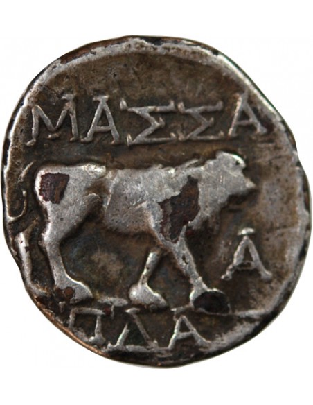 1 drachme Argent 121-82 AV JC MA Marseille