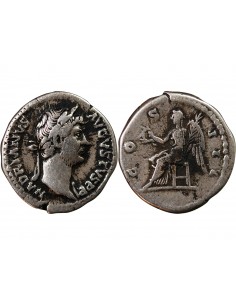 Rome Empire Hadrien 1 denier Argent 128-130 2