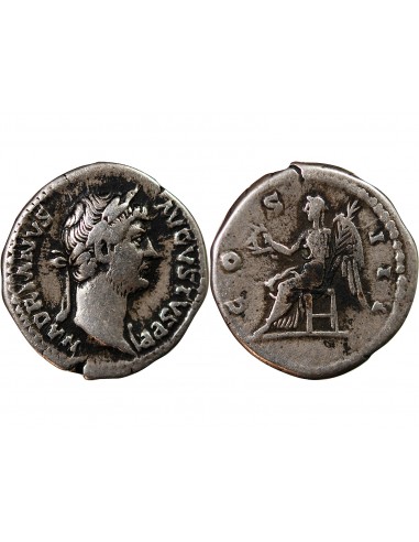 Rome Empire Hadrien 1 denier Argent 128-130