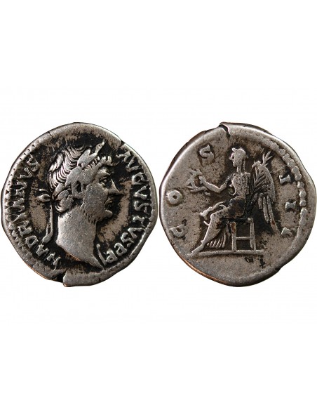 Rome Empire Hadrien 1 denier Argent 128-130