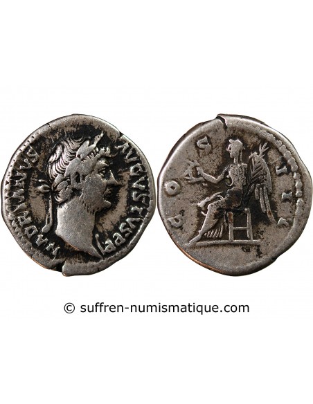 Rome Empire Hadrien 1 denier Argent 128-130