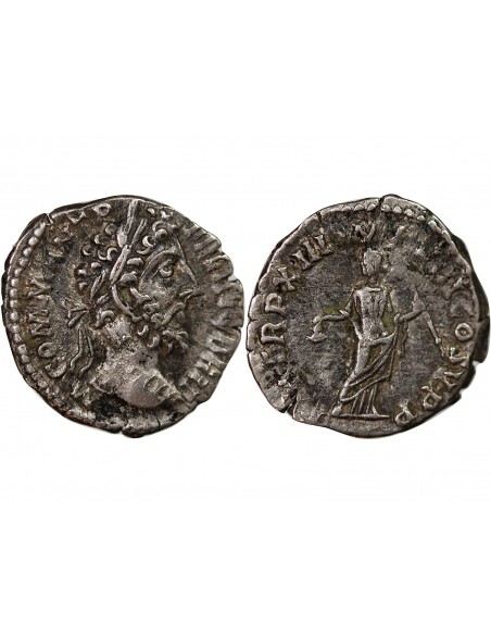 COMMODE - DENIER ARGENT AEQUITAS, ROME 187-188