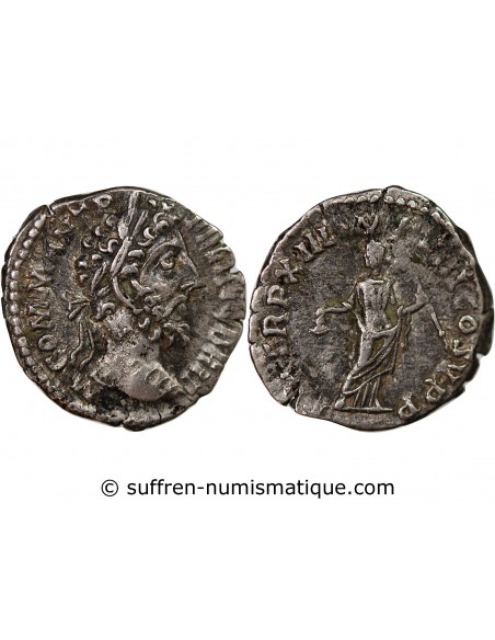 COMMODE - DENIER ARGENT AEQUITAS, ROME 187-188