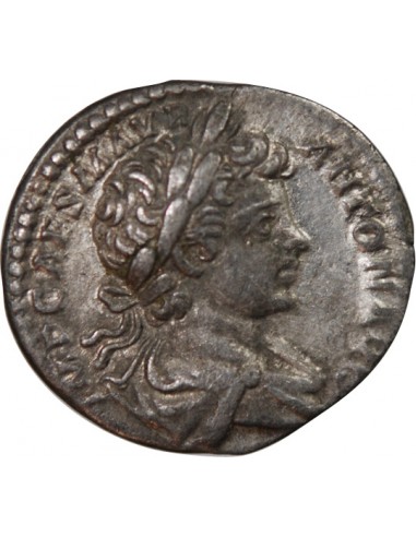 Rome Empire Caracalla 1 denier Cuivre plaqué Argent 198-199 R Rome