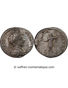 Rome Empire Caracalla Denier Cuivre plaqué Argent 198-199 R Rome