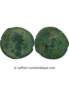 Rome Empire Hadrien 1 sesterce Cuivre Après 117