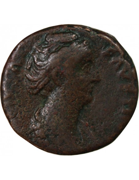 Rome Empire Faustine Mère 1 as Cuivre 141 R Rome
