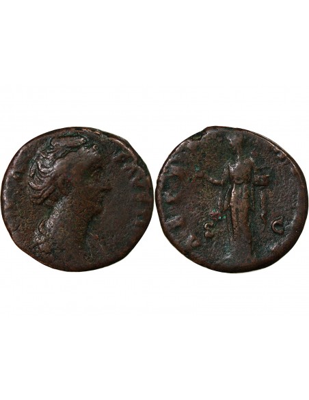 Rome Empire Faustine Mère 1 as Cuivre 141 R Rome