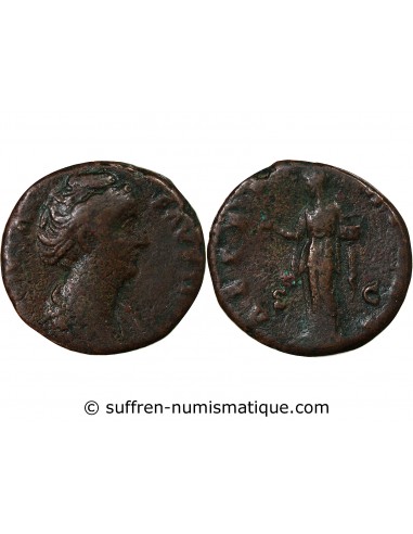 Rome Empire Faustine Mère 1 as Cuivre 141 R Rome