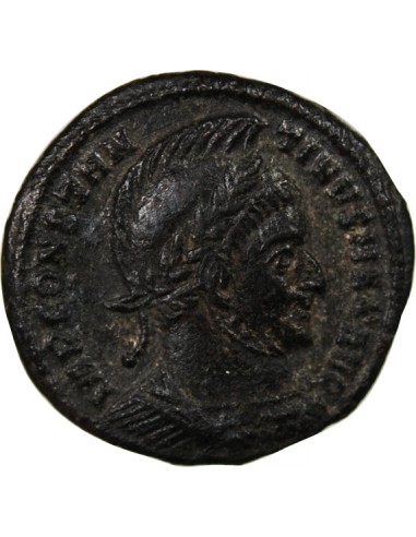 Rome Empire Constantin Ier Nummus Cuivre 319 Ticinum