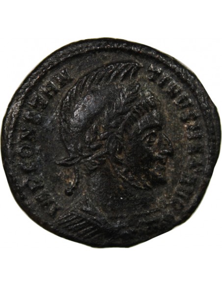 Rome Empire Constantin Ier Nummus Cuivre 319 Ticinum
