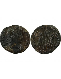 Rome Empire Constant Ier 1 nummus Cuivre 337-341 Siscia 2