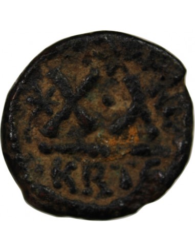 Empire Byzantin Héraclius 01-févr follis Cuivre 616 Carthage