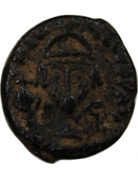 Empire Byzantin Héraclius 01-févr follis Cuivre 616 Carthage