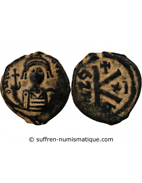 MAURICE TIBERE - DEMI FOLLIS, CONSTANTINOPLE 592 593