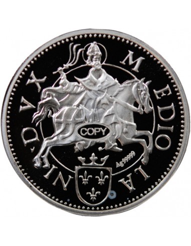 MEDAILLE ARGENT BE - REPRODUCTION TESTON MILAN, LOUIS XII