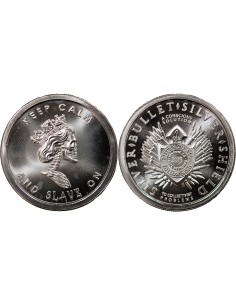 ETATS UNIS - ONCE ARGENT, ARMOIRIES "QUEEN SLAVE" 2013 2