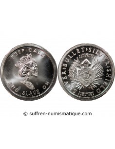 ETATS UNIS - ONCE ARGENT, ARMOIRIES "QUEEN SLAVE" 2013