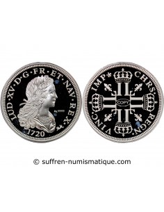 MEDAILLE ARGENT BE - REPRODUCTION LE PETIT LOUIS D'ARGENT, LOUIS XV, 1343