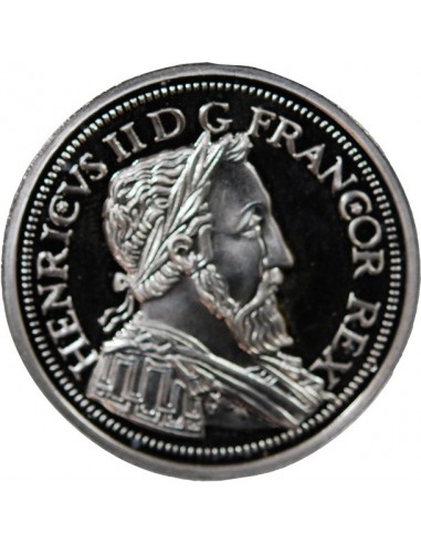 MEDAILLE ARGENT BE - REPRODUCTION TESTON AU CROISSANT HENRI II