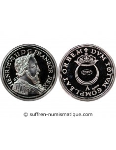MEDAILLE ARGENT BE - REPRODUCTION TESTON AU CROISSANT HENRI II