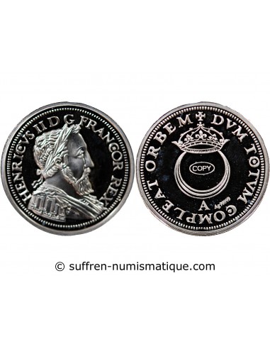 MEDAILLE ARGENT BE - REPRODUCTION TESTON AU CROISSANT HENRI II