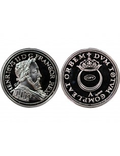 MEDAILLE ARGENT BE - REPRODUCTION TESTON AU CROISSANT HENRI II 2