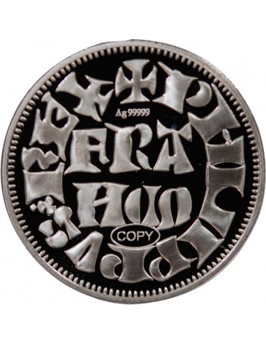 MEDAILLE ARGENT BE - REPRODUCTION DENIER PARISIS, PHILIPE VI 1343