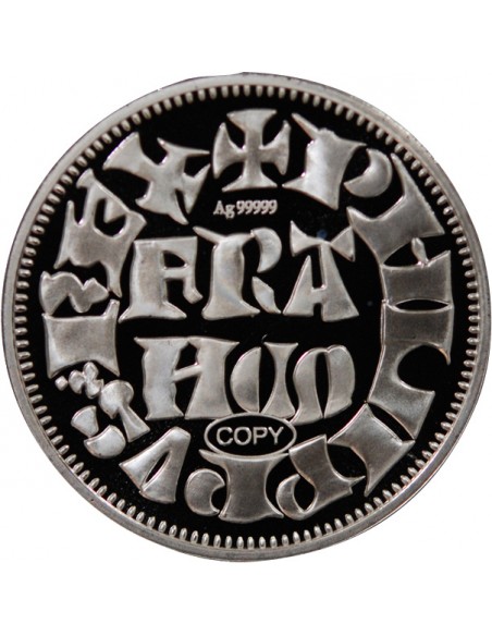 MEDAILLE ARGENT BE - REPRODUCTION DENIER PARISIS, PHILIPE VI 1343