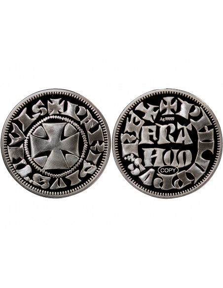 MEDAILLE ARGENT BE - REPRODUCTION DENIER PARISIS, PHILIPE VI 1343