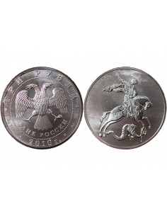 RUSSIE - 3 ROUBLES ARGENT 2010 SAINT PETERSBOURG 2