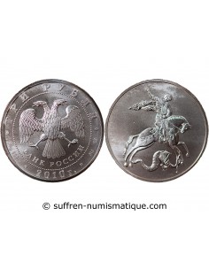 RUSSIE - 3 ROUBLES ARGENT 2010 SAINT PETERSBOURG